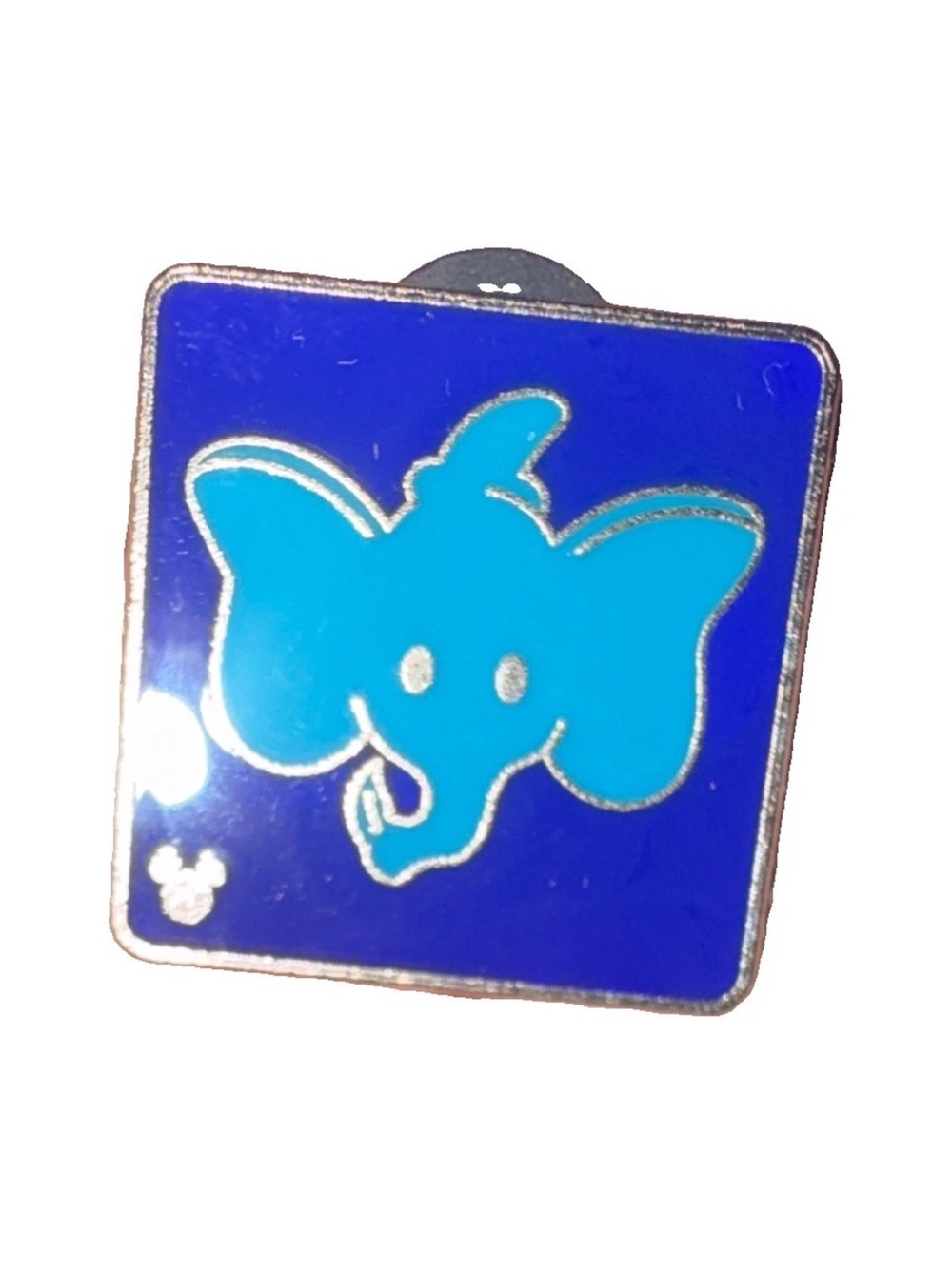 Disney Blue Elephant Square Enamel Pin